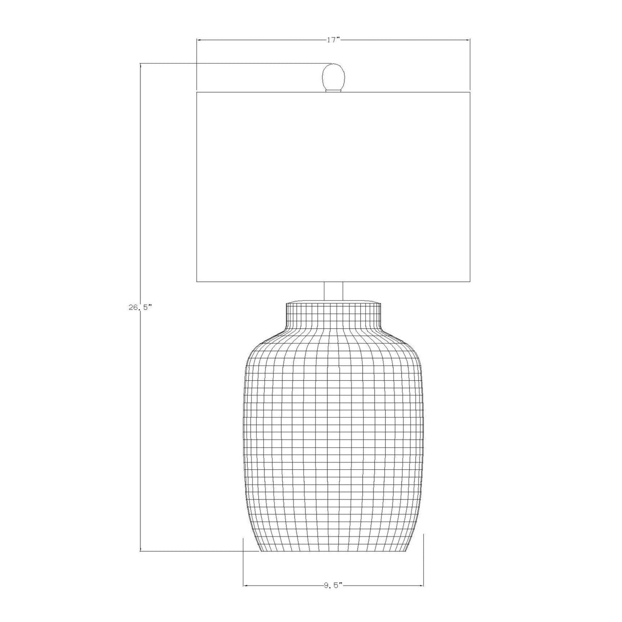   Modern European furniture - Beige Linen Ceramic Table Lamp - www.oroa.com | Oroa.com
