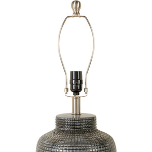   Modern European furniture - Beige Linen Ceramic Table Lamp - www.oroa.com | Oroa.com
