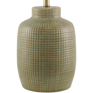   Modern European furniture - White Linen Ceramic Table Lamp - www.oroa.com | Oroa.com