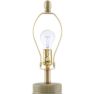   Modern European furniture - White Linen Ceramic Table Lamp - www.oroa.com | Oroa.com