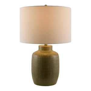   Modern European furniture - White Linen Ceramic Table Lamp - www.oroa.com | Oroa.com