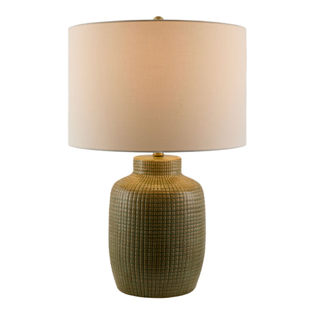  Modern European furniture - White Linen Ceramic Table Lamp - www.oroa.com | Oroa.com