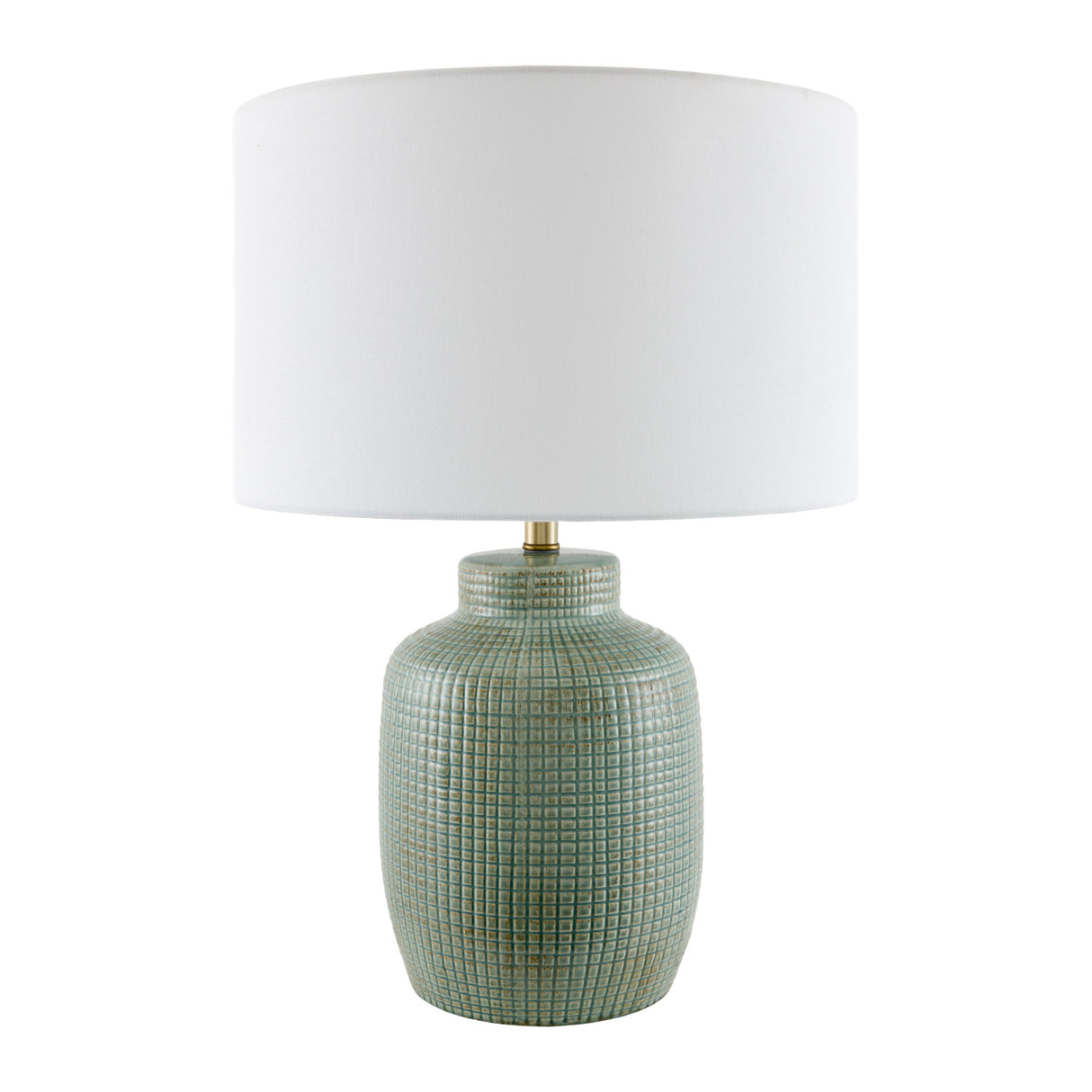   Modern European furniture - White Linen Ceramic Table Lamp - www.oroa.com | Oroa.com