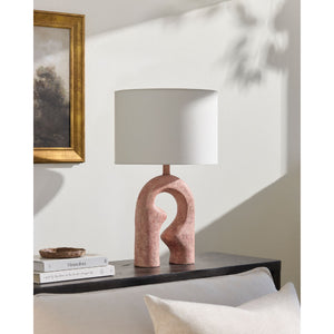   Modern European furniture - Wavy Carved Base Table Lamp - www.oroa.com | Oroa.com