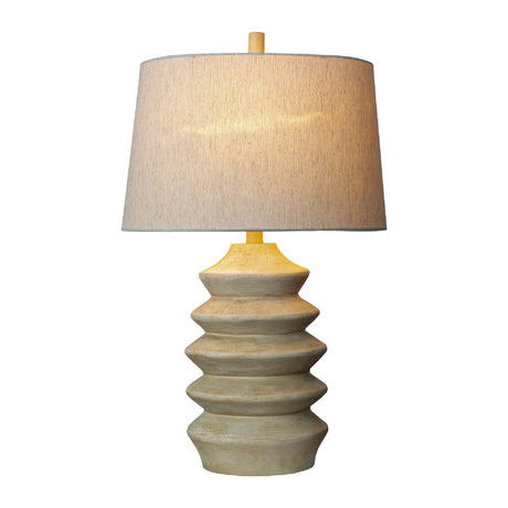   Modern European furniture - Painted Cream Accent Table Lamp - www.oroa.com | Oroa.com