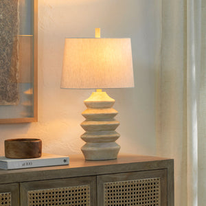   Modern European furniture - Painted Cream Accent Table Lamp - www.oroa.com | Oroa.com