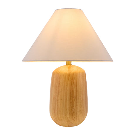   Modern European furniture - Beige Wood Veneer Table Lamp - www.oroa.com | Oroa.com
