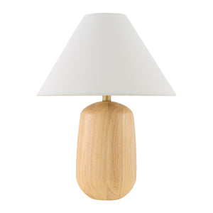   Modern European furniture - Beige Wood Veneer Table Lamp - www.oroa.com | Oroa.com