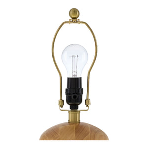   Modern European furniture - Beige Wood Veneer Table Lamp - www.oroa.com | Oroa.com