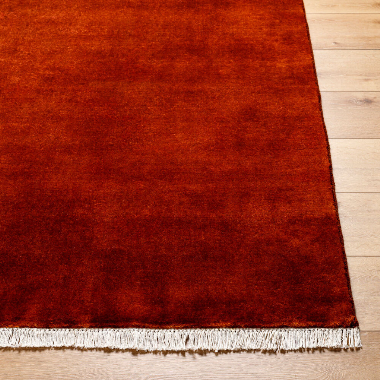   Modern European furniture - Hand-Loomed Wool Fringe Square Carpet - www.oroa.com | Oroa.com