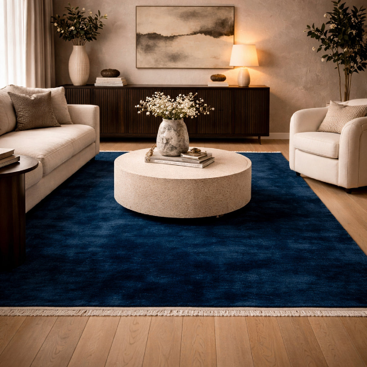   Modern furniture - Hand-Loomed Wool Fringe Table Runner - www.oroa.com | Oroa.com