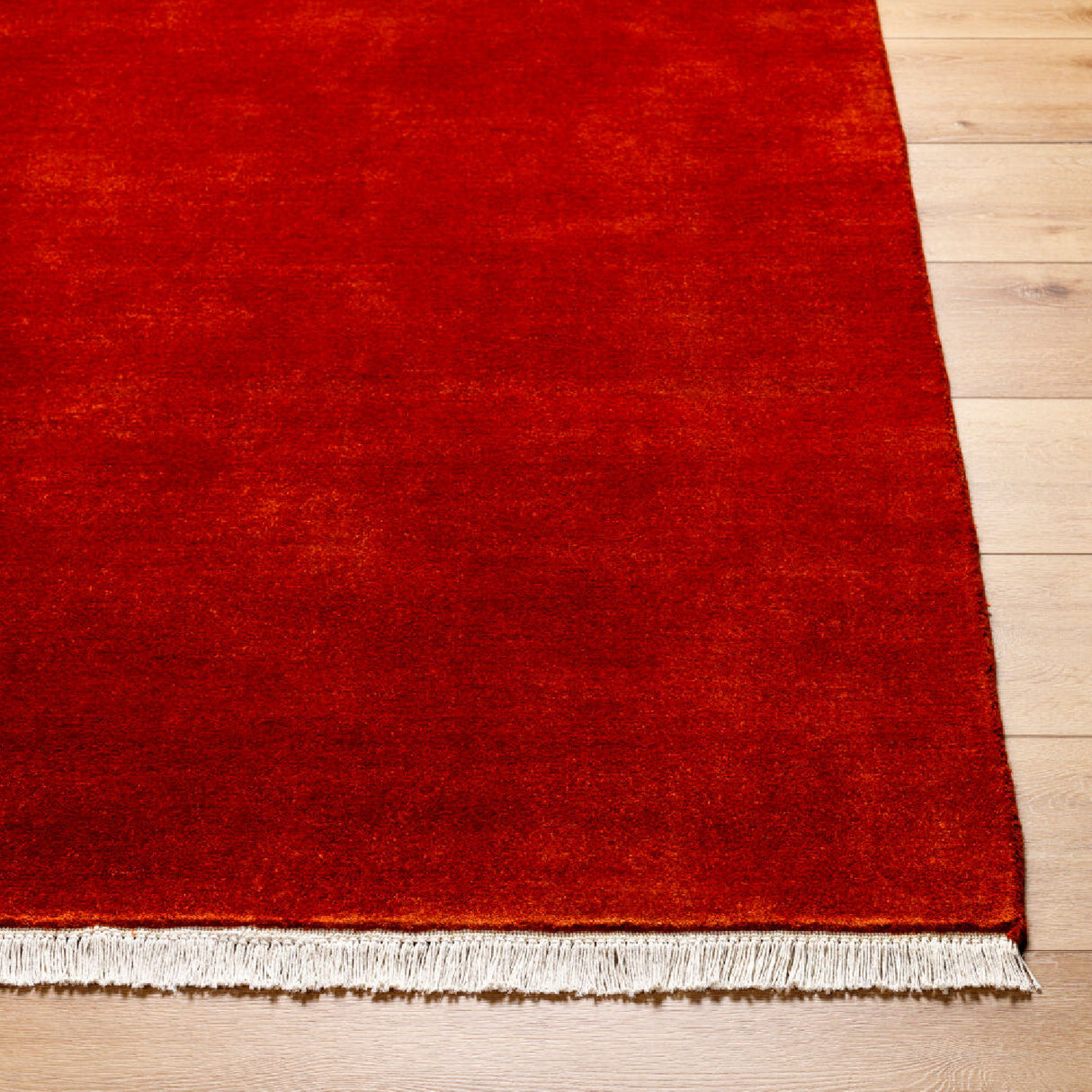   Modern European furniture - Hand-Loomed Wool Fringe Square Carpet - www.oroa.com | Oroa.com