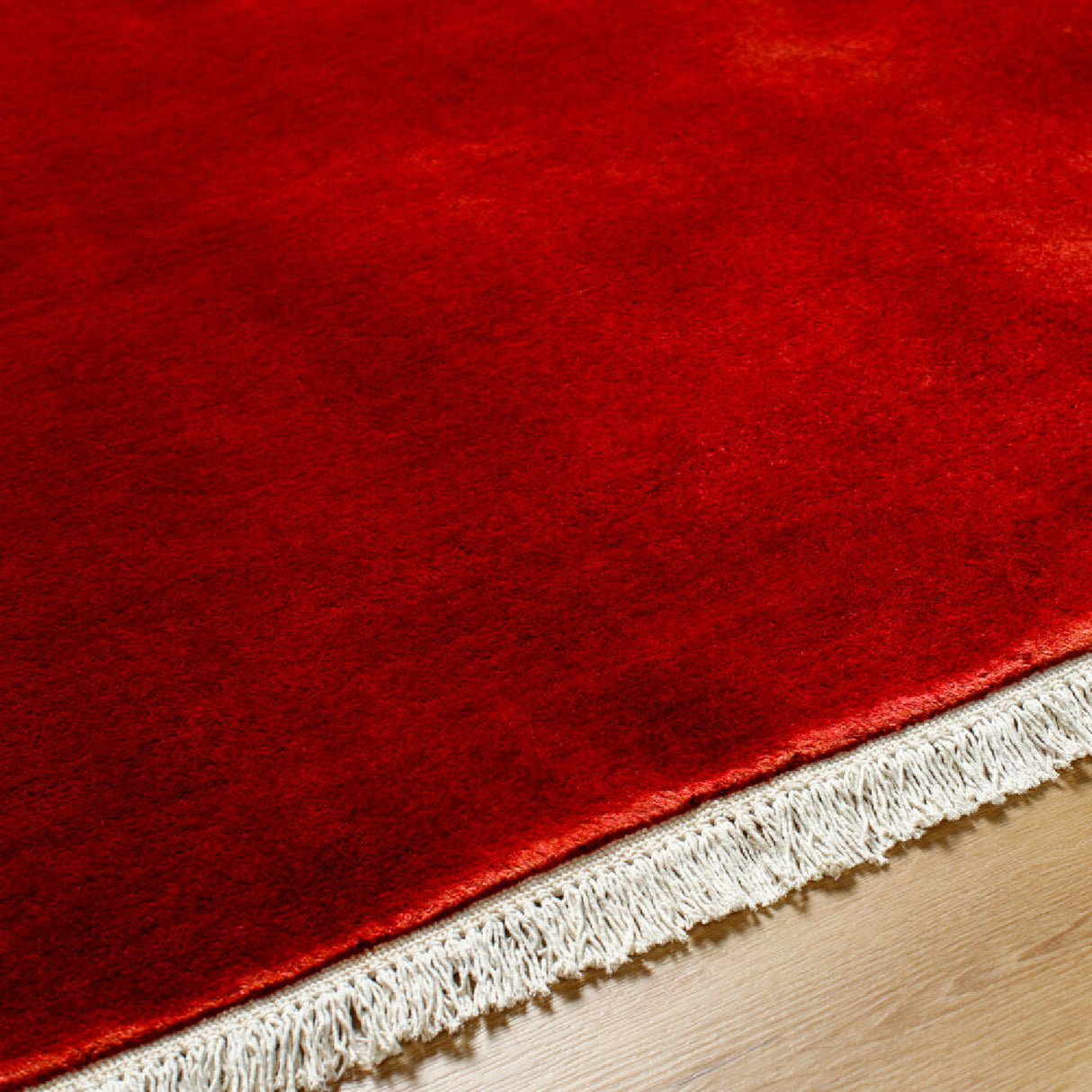   Modern European furniture - Hand-Loomed Wool Fringe Square Carpet - www.oroa.com | Oroa.com