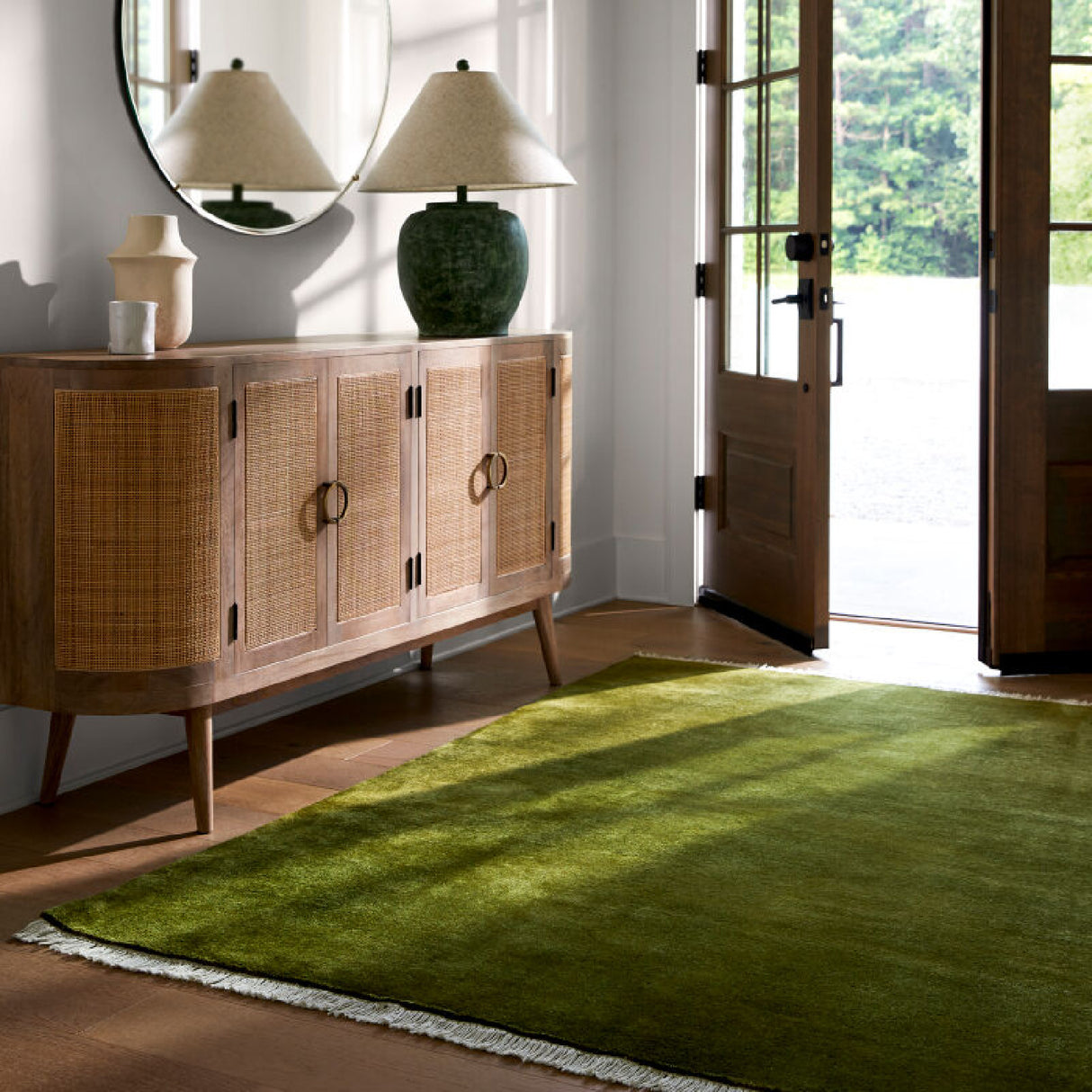   Modern furniture - Hand-Loomed Wool Fringe Carpet - www.oroa.com | Oroa.com