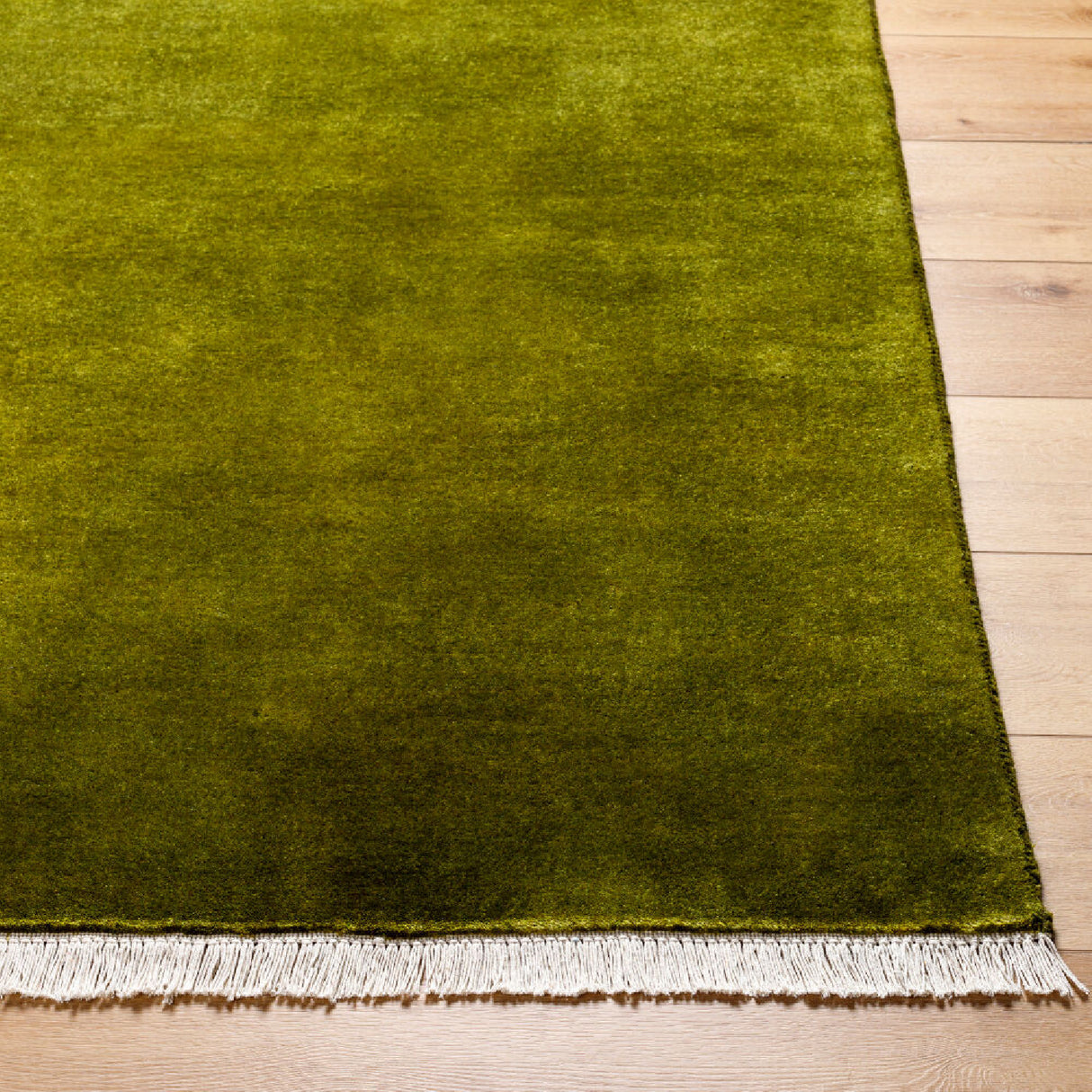   Modern European furniture - Hand-Loomed Wool Fringe Square Carpet - www.oroa.com | Oroa.com