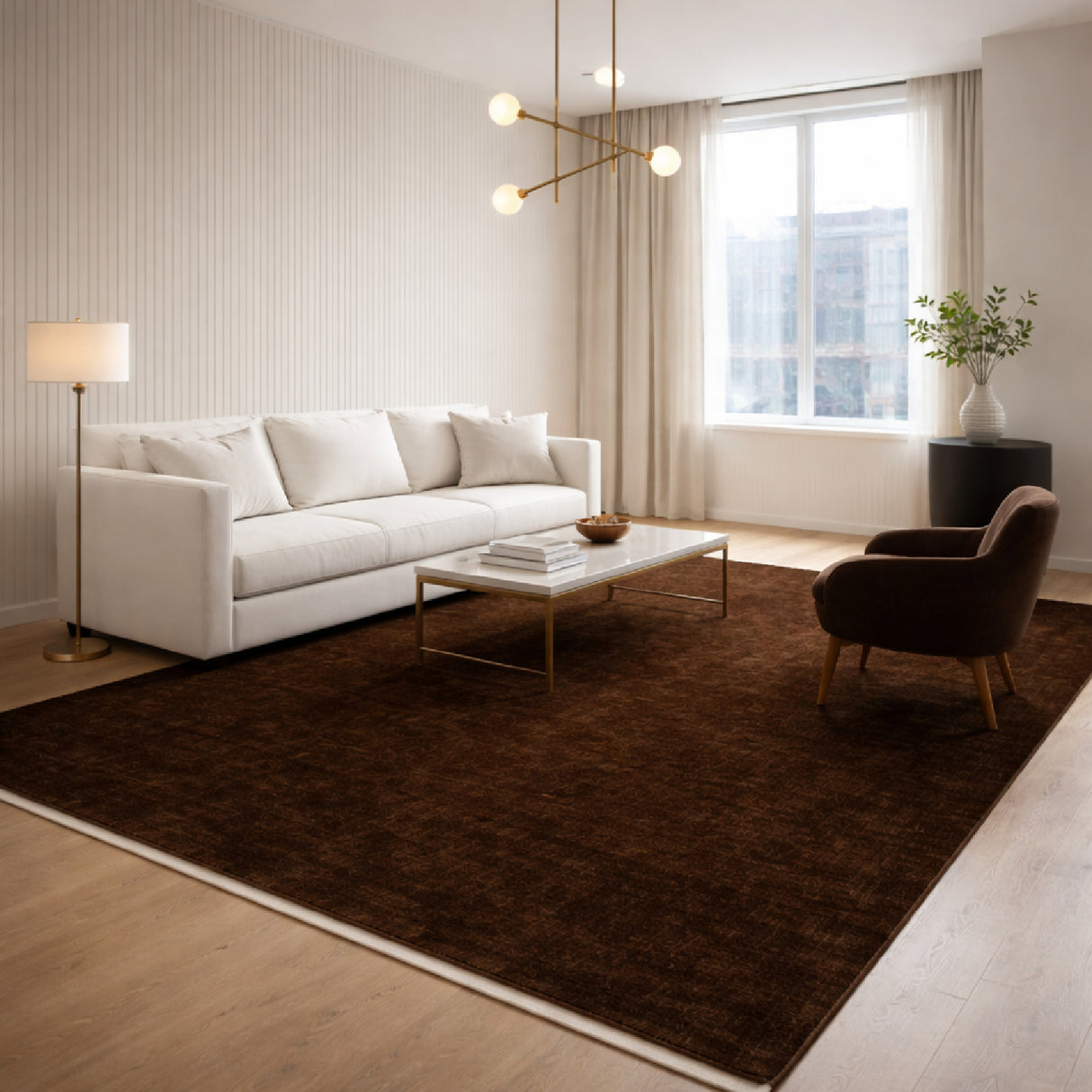   Modern furniture - Hand-Loomed Wool Fringe Carpet - www.oroa.com | Oroa.com