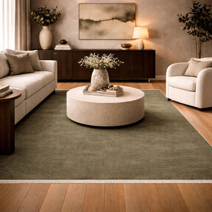   Modern furniture - Hand-Loomed Wool Fringe Table Runner - www.oroa.com | Oroa.com