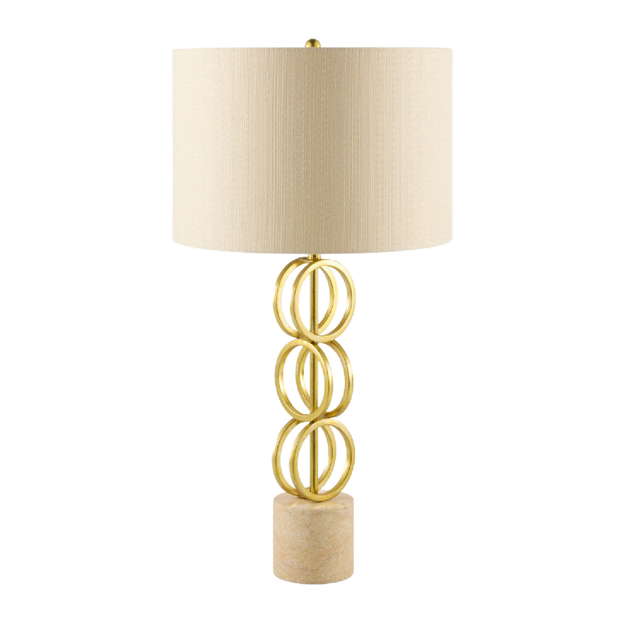   Modern European furniture - Gold Rings Accent Table Lamp - www.oroa.com | Oroa.com
