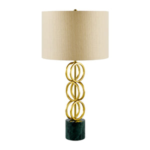   Modern European furniture - Gold Rings Accent Table Lamp - www.oroa.com | Oroa.com