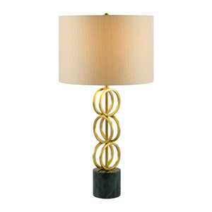   Modern European furniture - Gold Rings Accent Table Lamp - www.oroa.com | Oroa.com
