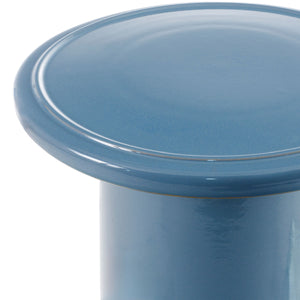   Modern European furniture - Blue Ceramic Outdoor Stool - www.oroa.com | Oroa.com