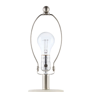   Modern European furniture - Cream Stone Accent Table Lamp - www.oroa.com | Oroa.com