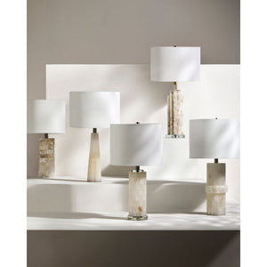   Modern European furniture - Cream Stone Accent Table Lamp - www.oroa.com | Oroa.com