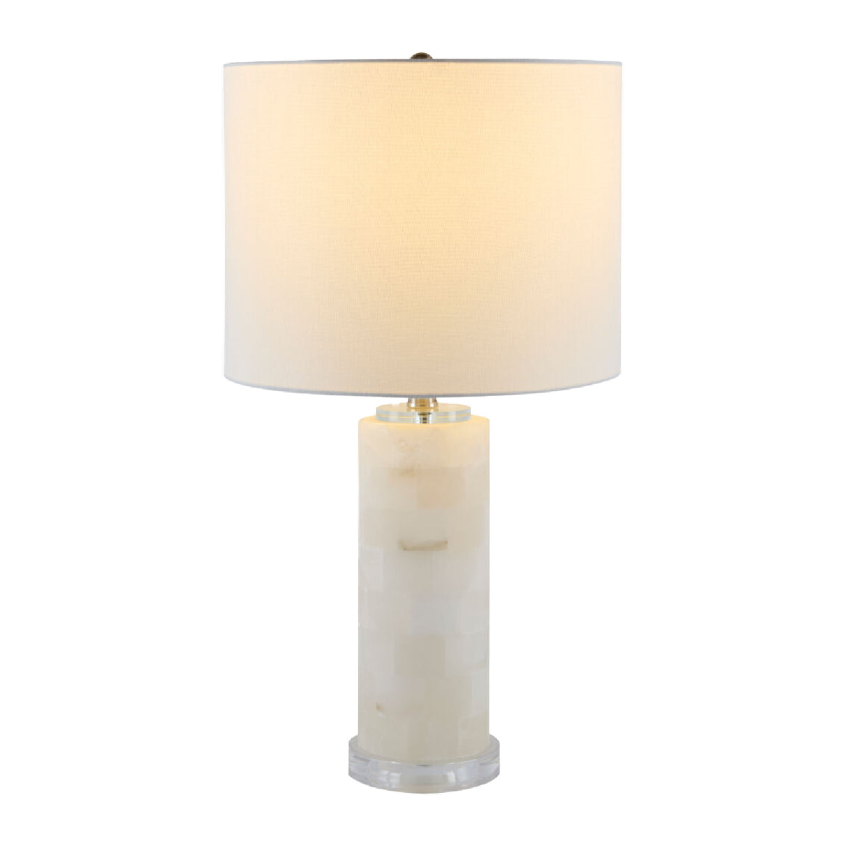   Modern European furniture - Burnished Cream Stone Table Lamp - www.oroa.com | Oroa.com