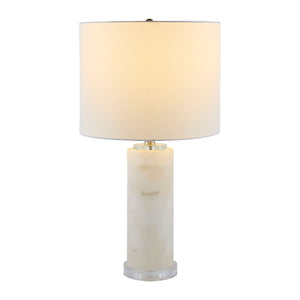   Modern European furniture - Burnished Cream Stone Table Lamp - www.oroa.com | Oroa.com