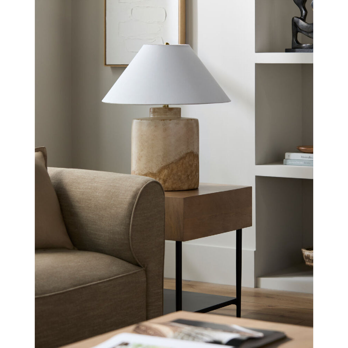   Modern European furniture - Two-Toned Ceramic Table Lamp - www.oroa.com | Oroa.com