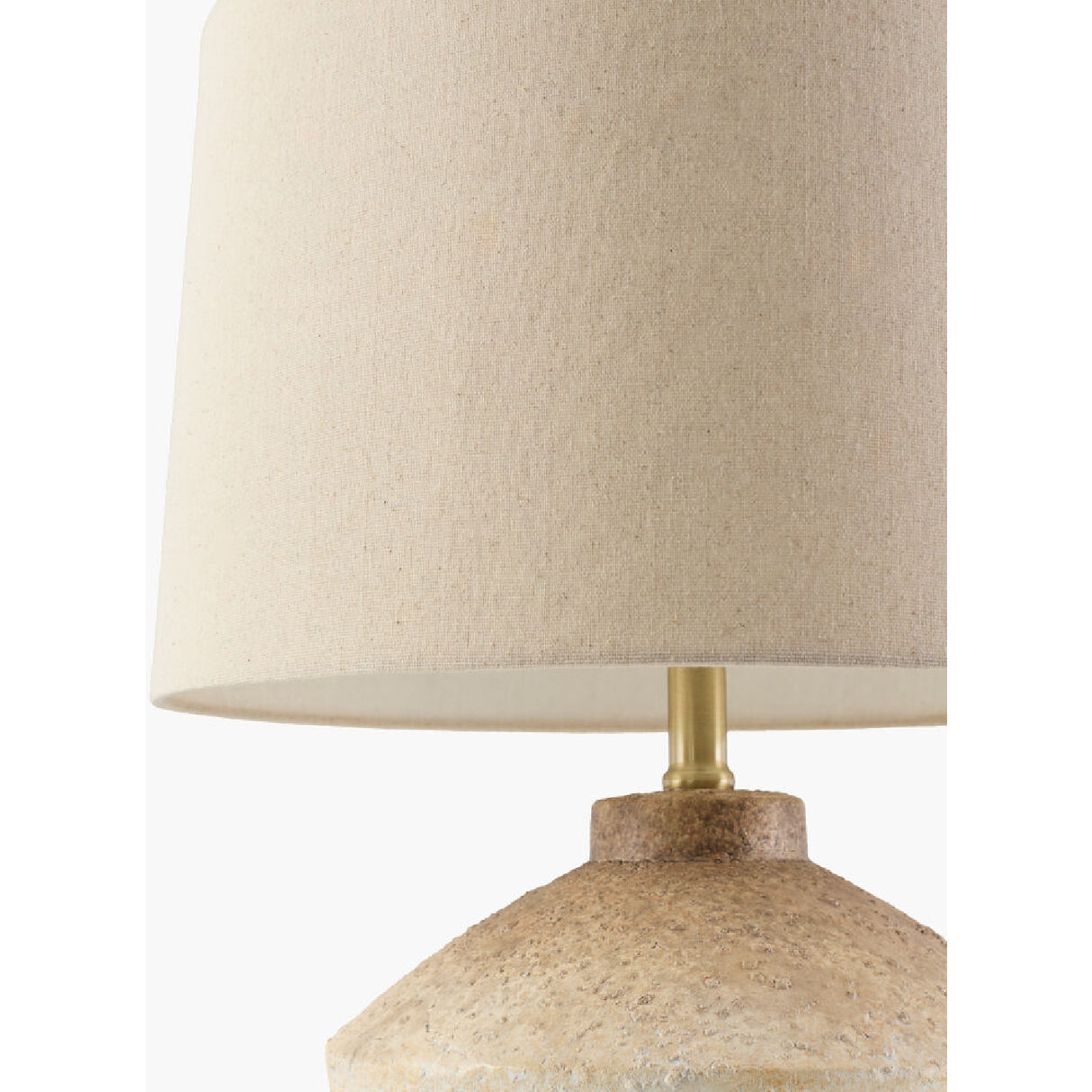  Modern European furniture - Ceramic Cream Linen Table Lamp - www.oroa.com | Oroa.com