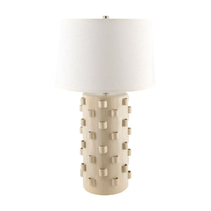   Modern European furniture - Cream Ceramic Embellished Table Lamp - www.oroa.com | Oroa.com