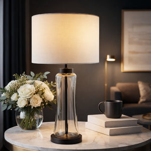   Modern European furniture -  Translucent Glass Cotton Table Lamp - www.oroa.com | Oroa.com