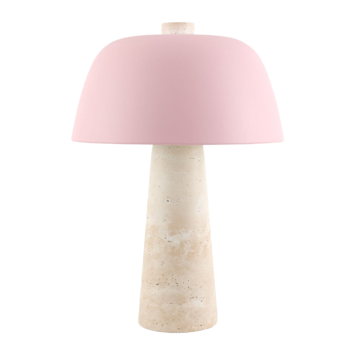   Modern European furniture - Metal Shade Travertine Table Lamp L - www.oroa.com | Oroa.com