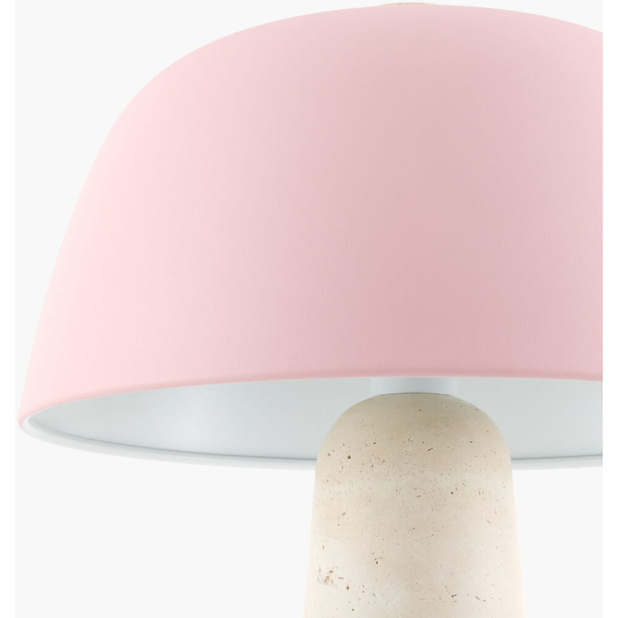   Modern European furniture - Metal Shade Travertine Table Lamp L - www.oroa.com | Oroa.com