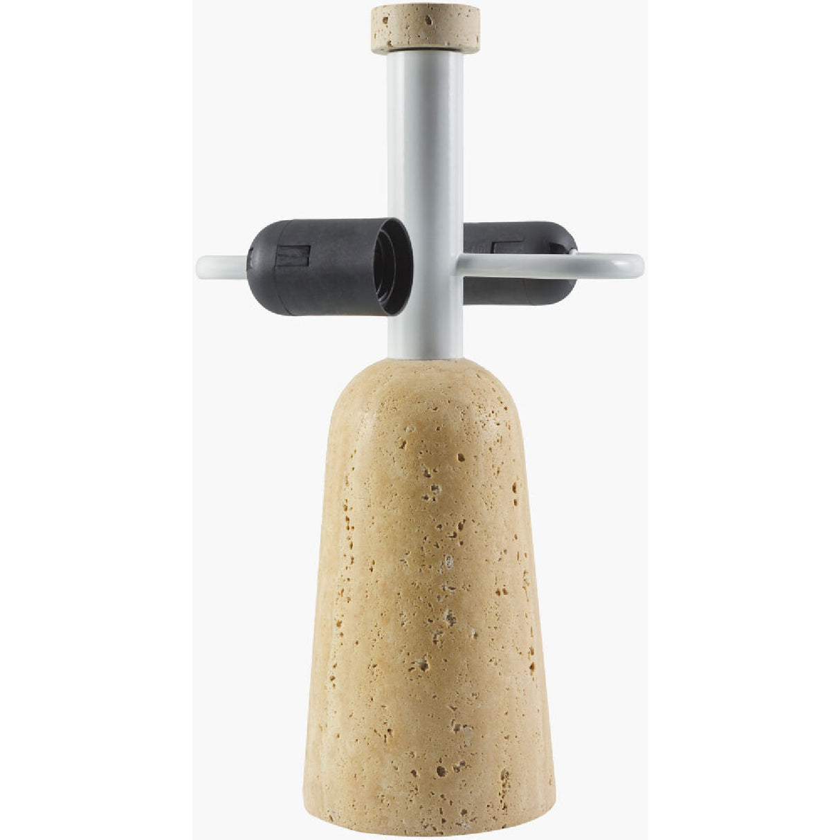   Modern European furniture - Metal Shade Travertine Table Lamp S - www.oroa.com | Oroa.com