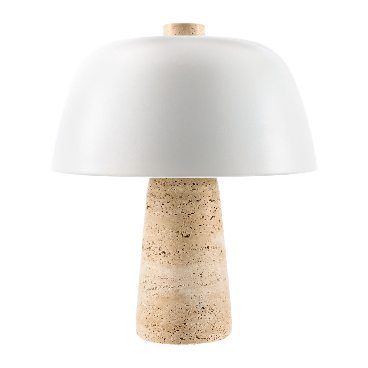   Modern European furniture - Metal Shade Travertine Table Lamp S - www.oroa.com | Oroa.com