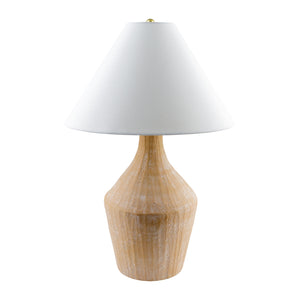   Modern European furniture - Glazed Beige Ceramic Table Lamp - www.oroa.com | Oroa.com