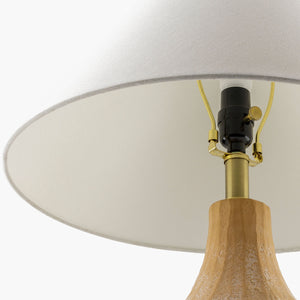   Modern European furniture - Glazed Beige Ceramic Table Lamp - www.oroa.com | Oroa.com
