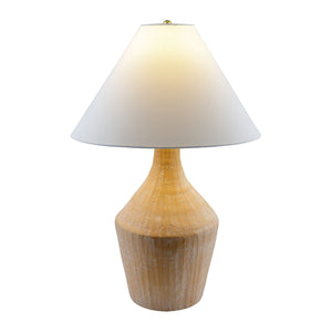   Modern European furniture - Glazed Beige Ceramic Table Lamp - www.oroa.com | Oroa.com