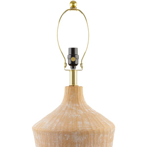   Modern European furniture - Glazed Beige Ceramic Table Lamp - www.oroa.com | Oroa.com