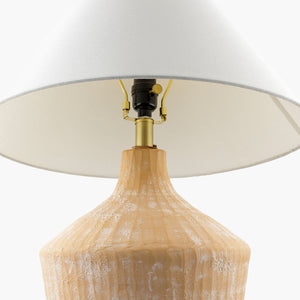   Modern European furniture - Glazed Beige Ceramic Table Lamp - www.oroa.com | Oroa.com