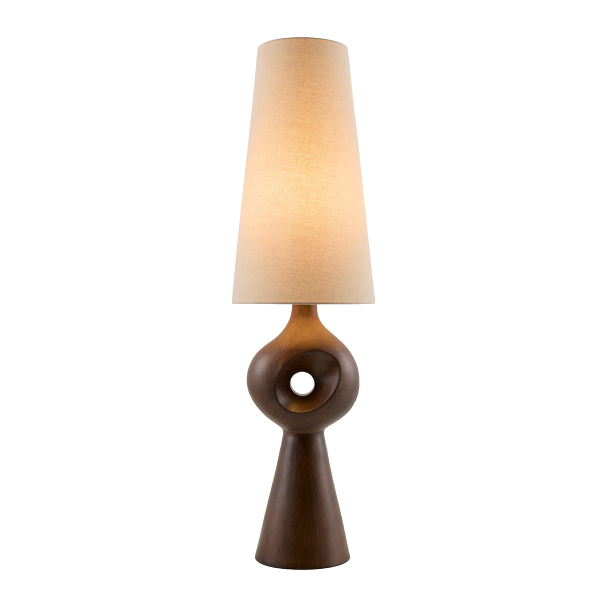  Modern European furniture - Sculptured Base Accent Table Lamp - www.oroa.com | Oroa.com