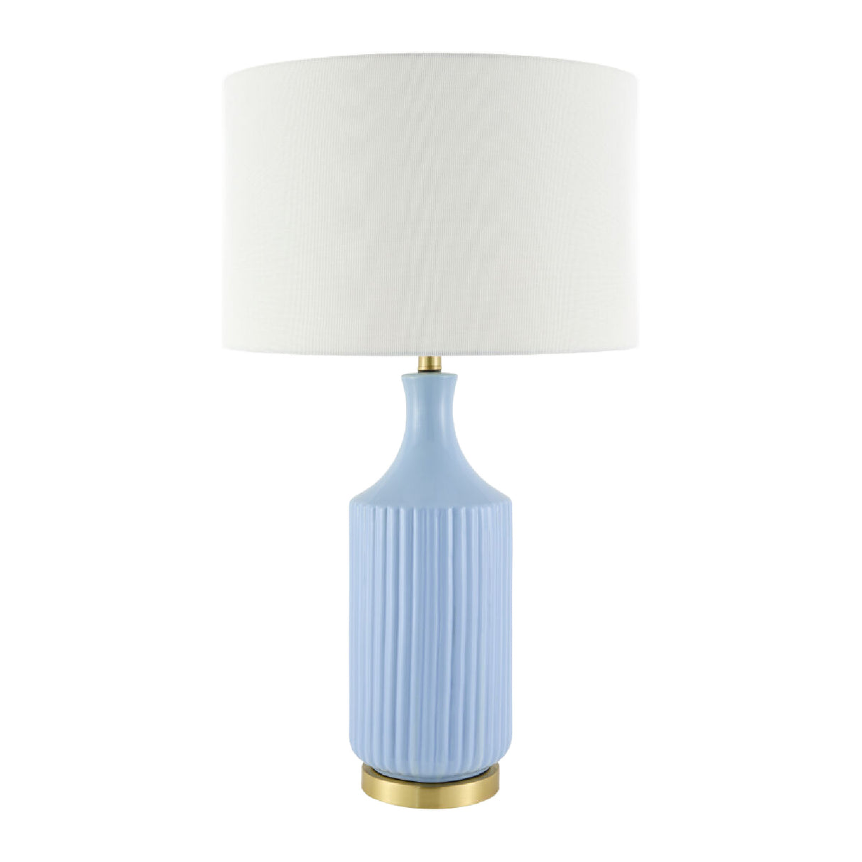   Modern European furniture - Fluted Glazed Ceramic Table Lamp - www.oroa.com | Oroa.com