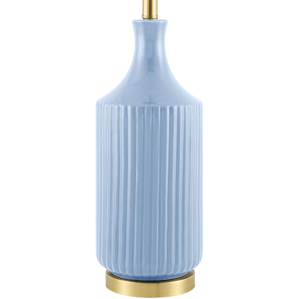   Modern European furniture - Fluted Glazed Ceramic Table Lamp - www.oroa.com | Oroa.com