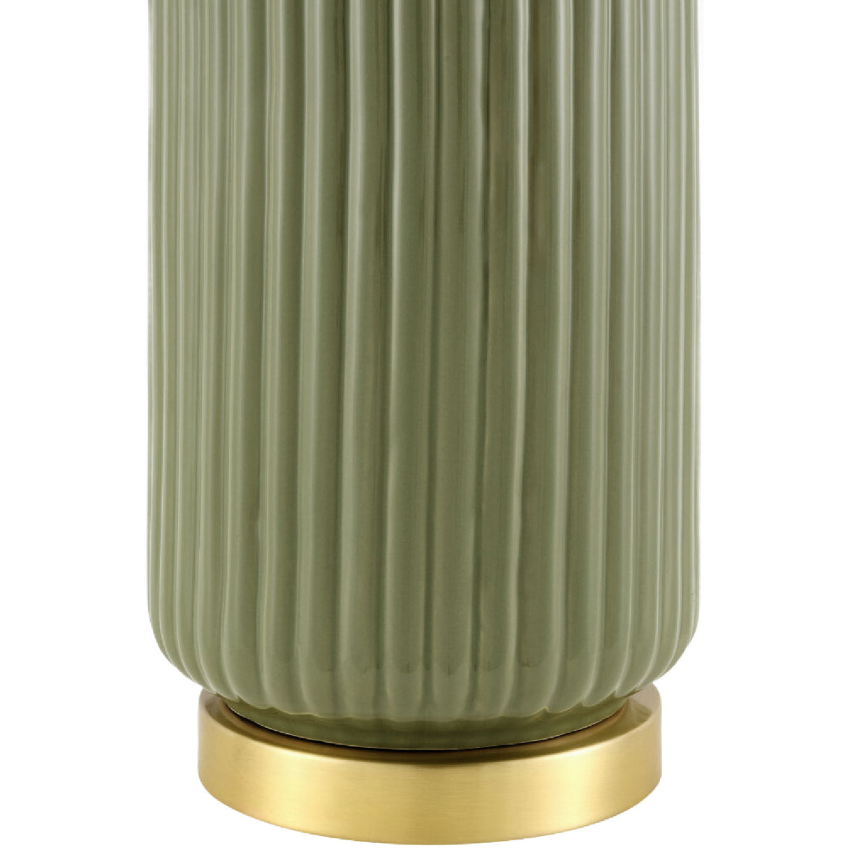   Modern European furniture - Fluted Glazed Ceramic Table Lamp - www.oroa.com | Oroa.com