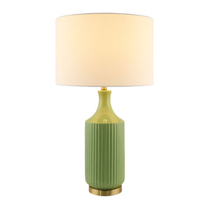   Modern European furniture - Fluted Glazed Ceramic Table Lamp - www.oroa.com | Oroa.com