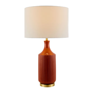   Modern European furniture - Fluted Glazed Ceramic Table Lamp - www.oroa.com | Oroa.com