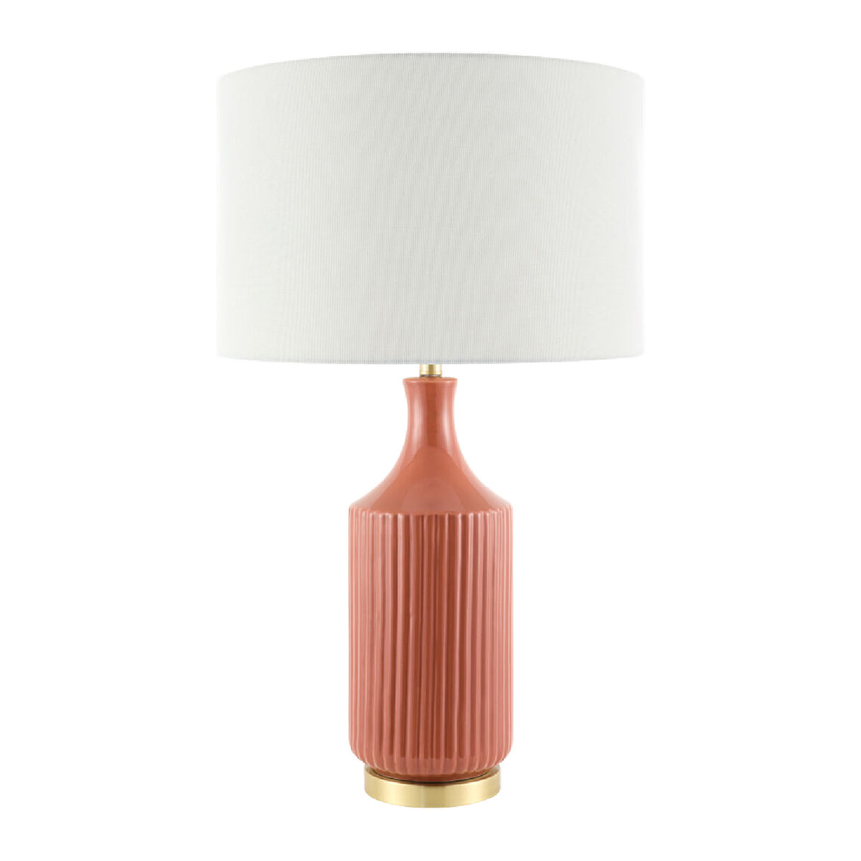   Modern European furniture - Fluted Glazed Ceramic Table Lamp - www.oroa.com | Oroa.com