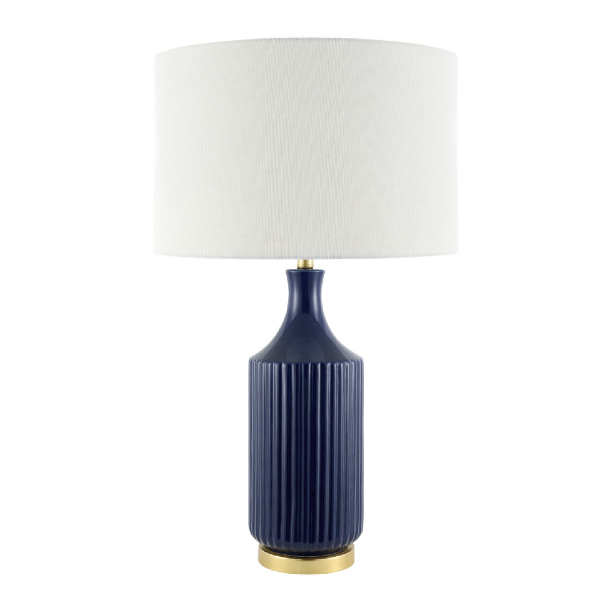  Modern European furniture - Fluted Glazed Ceramic Table Lamp - www.oroa.com | Oroa.com